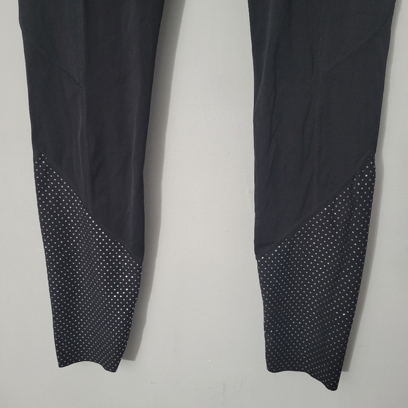 Zyia Black Embellished Ankle Cropped Leggings - Picture 4 of 9